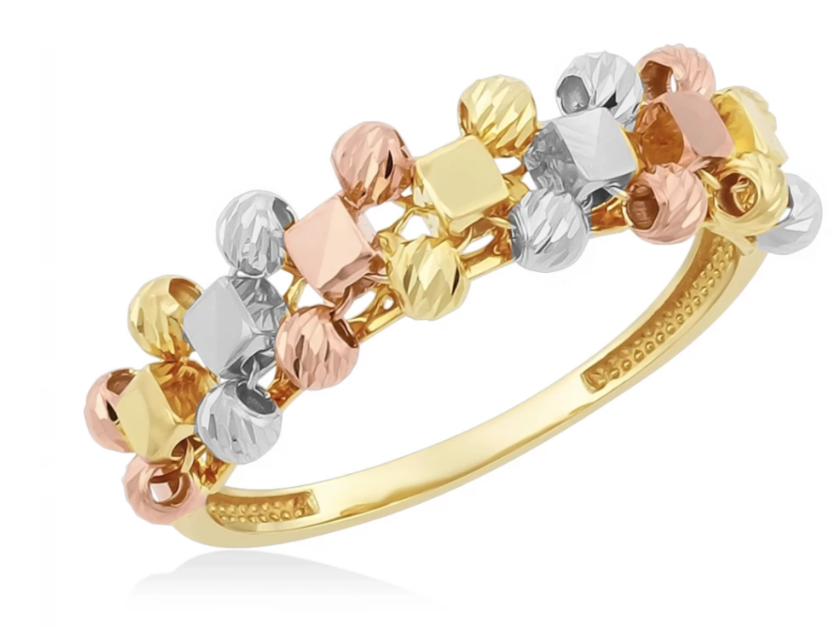 Кольцо из&nbsp;белого золота с&nbsp;фианитом