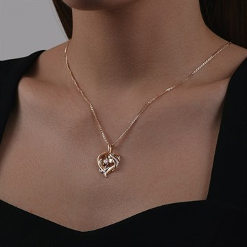 Подвеска из&nbsp;золота с&nbsp;фианитом