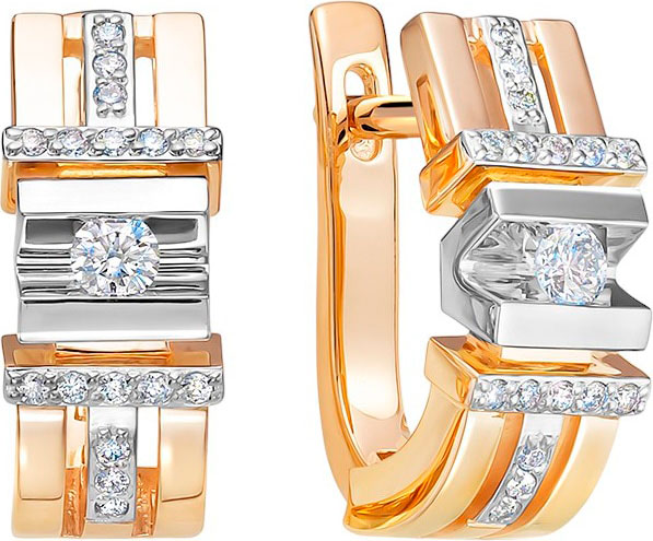 Серьги из&nbsp;золота с&nbsp;Бриллиантом