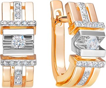 Серьги из&nbsp;золота с&nbsp;Бриллиантом