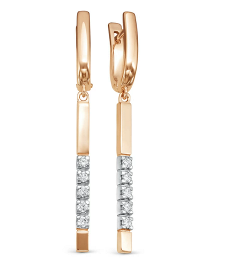 Серьги из&nbsp;золота с&nbsp;Бриллиантом