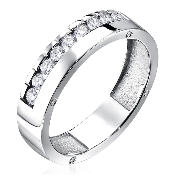 Кольцо из&nbsp;белого золота с&nbsp;Бриллиантом