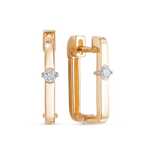 Серьги из&nbsp;золота с&nbsp;Бриллиантом