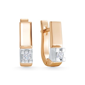 Серьги из&nbsp;золота с&nbsp;Бриллиантом