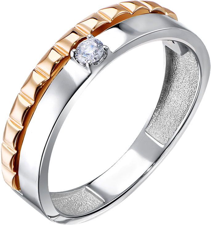 Кольцо из&nbsp;белого золота с&nbsp;Бриллиантом