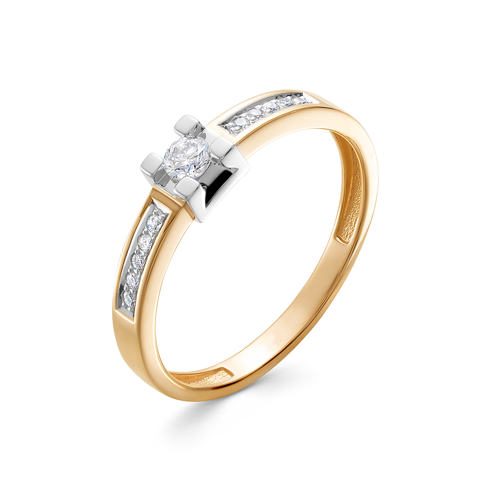 Кольцо из&nbsp;золота с&nbsp;Бриллиантом