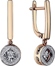 Серьги из&nbsp;золота с&nbsp;Бриллиантом