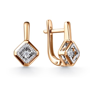Серьги из&nbsp;золота с&nbsp;Бриллиантом