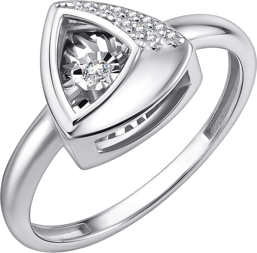 Кольцо из&nbsp;белого золота с&nbsp;Бриллиантом