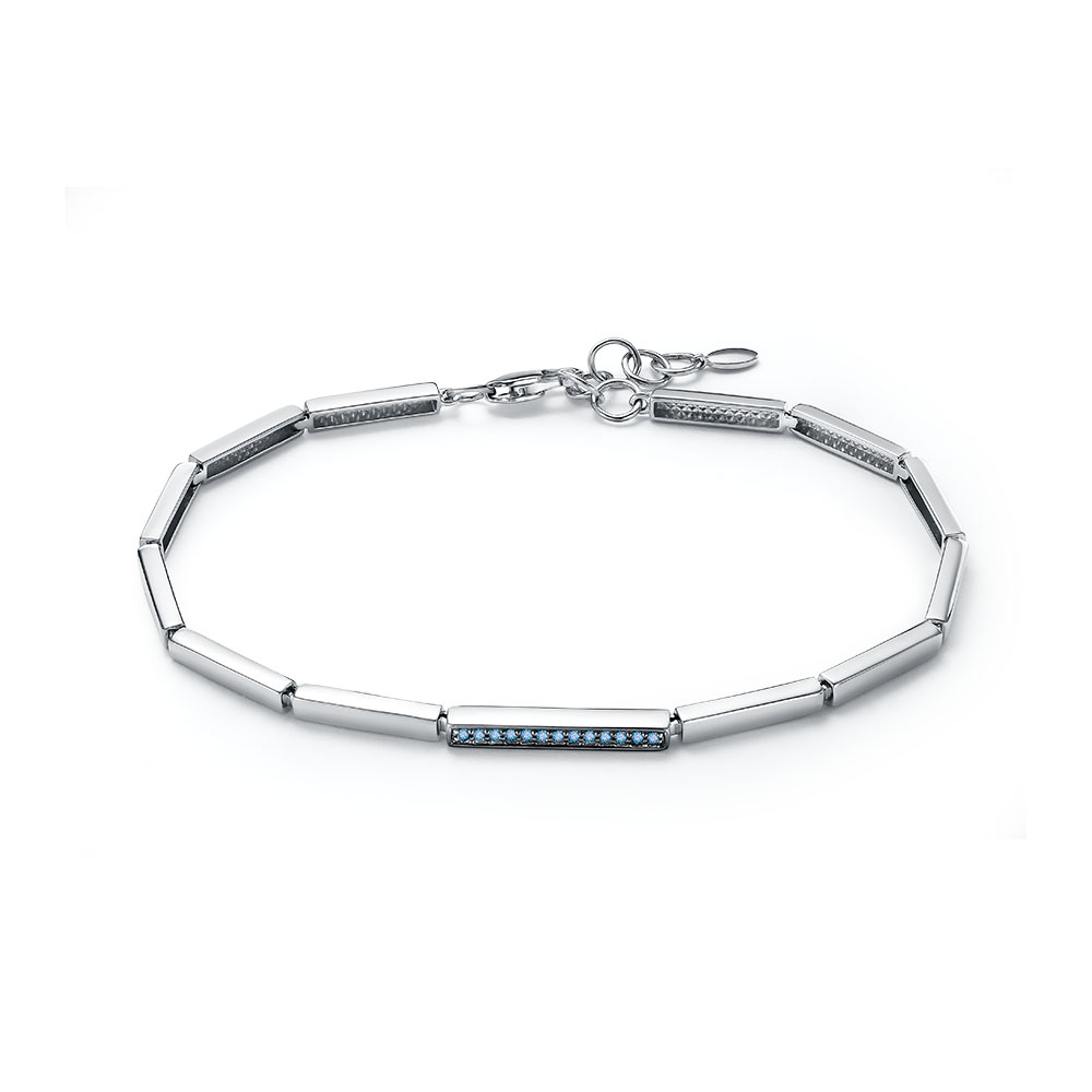 Браслет из&nbsp;белого золота с&nbsp;Бриллиантом