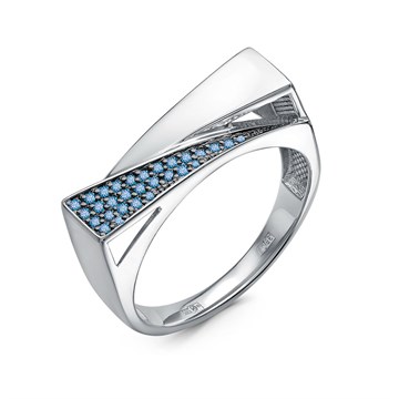 Кольцо из&nbsp;белого золота с&nbsp;Бриллиантом