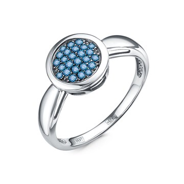 Кольцо из&nbsp;белого золота с&nbsp;Бриллиантом