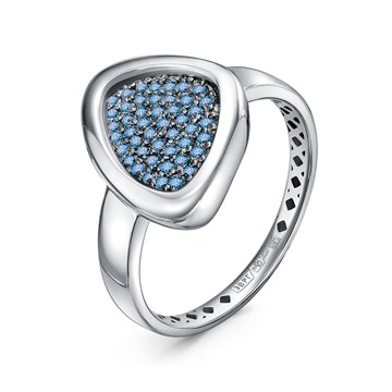 Кольцо из&nbsp;белого золота с&nbsp;Бриллиантом