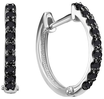 Серьги из&nbsp;белого золота с&nbsp;Бриллиантом