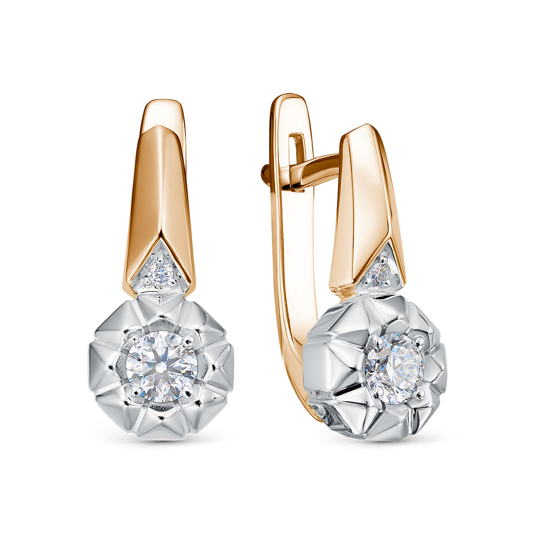 Серьги из&nbsp;золота с&nbsp;Бриллиантом
