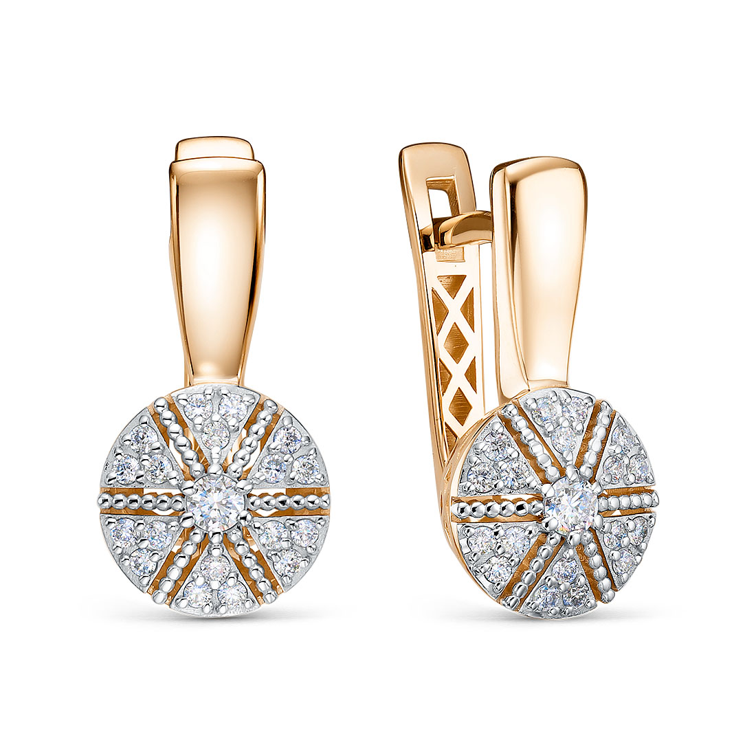 Серьги из&nbsp;золота с&nbsp;Бриллиантом