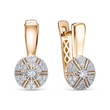 Серьги из&nbsp;золота с&nbsp;Бриллиантом