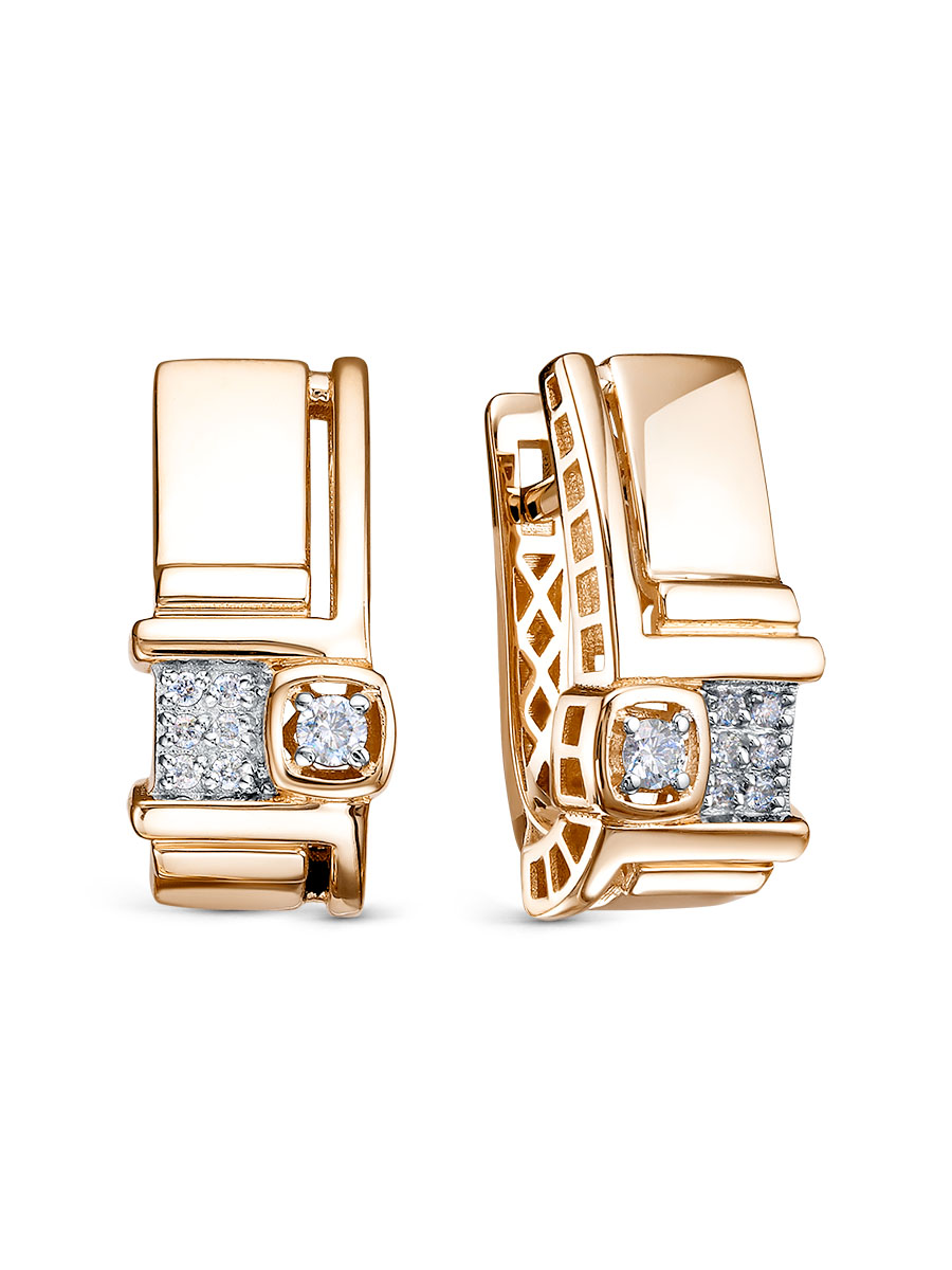 Серьги из&nbsp;золота с&nbsp;Бриллиантом