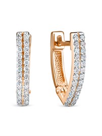 Серьги из&nbsp;золота с&nbsp;Бриллиантом