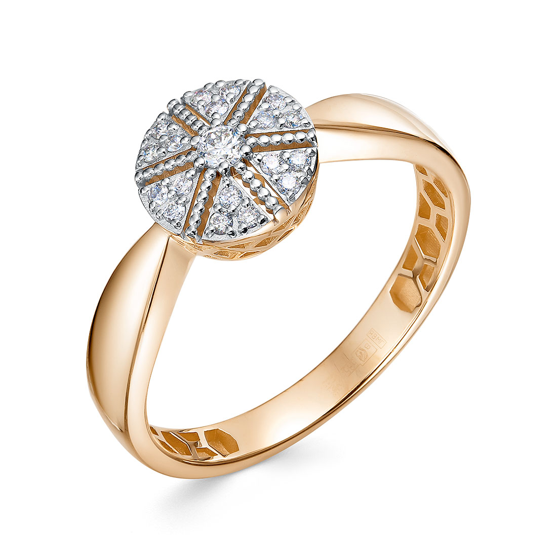 Кольцо из&nbsp;золота с&nbsp;Бриллиантом