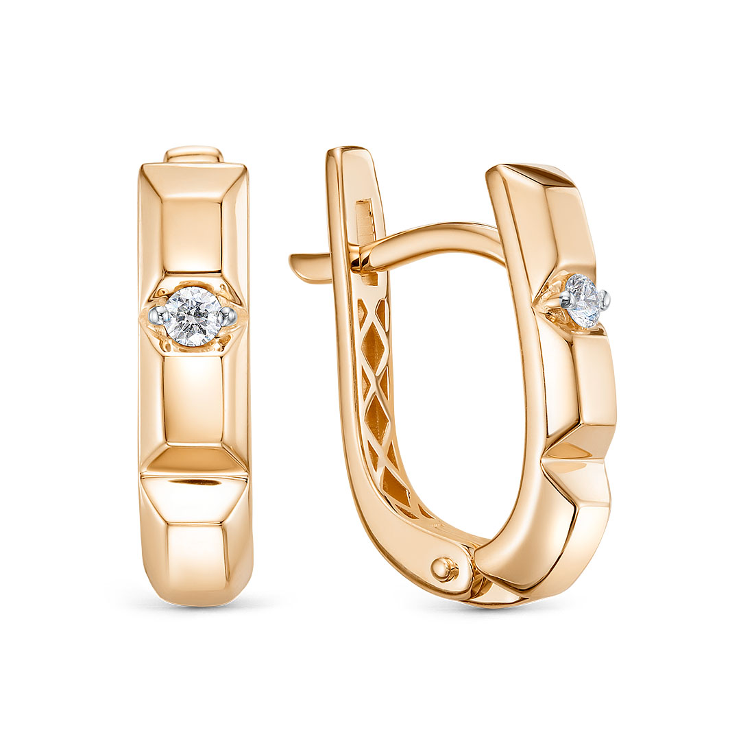 Серьги из&nbsp;золота с&nbsp;Бриллиантом