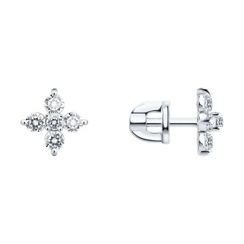 Серьги из&nbsp;золота с&nbsp;фианитом