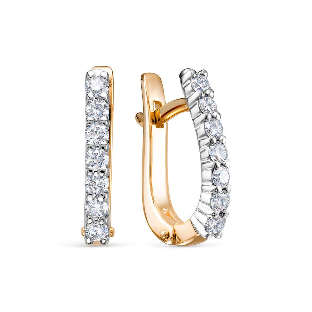 Серьги из&nbsp;золота с&nbsp;Бриллиантом