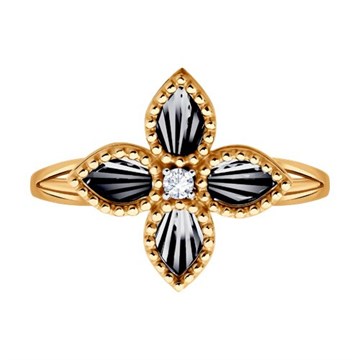 Кольцо из&nbsp;золота с&nbsp;фианитом