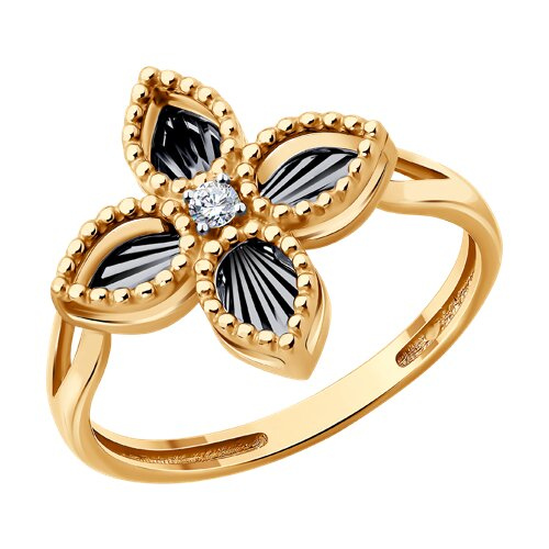 Кольцо из&nbsp;золота с&nbsp;фианитом