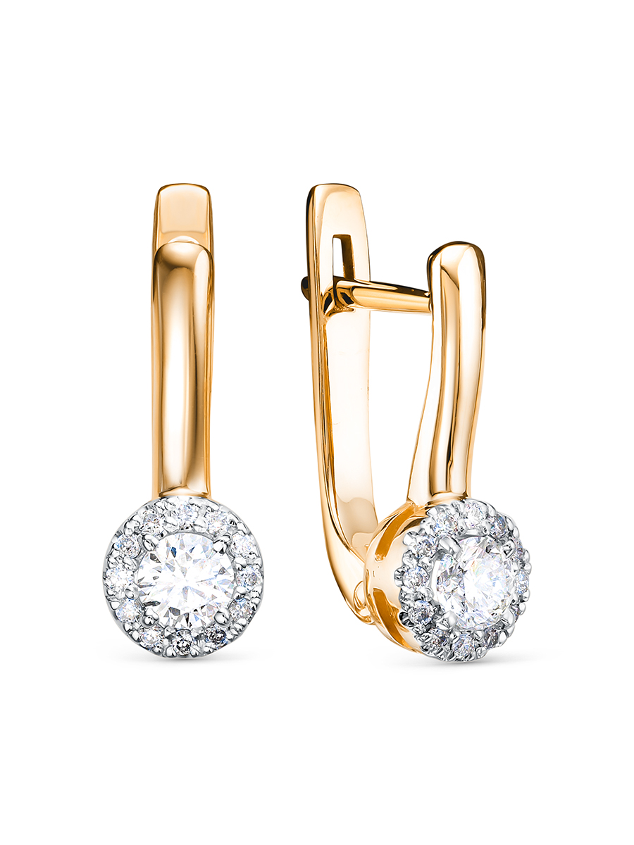 Серьги из&nbsp;золота с&nbsp;Бриллиантом