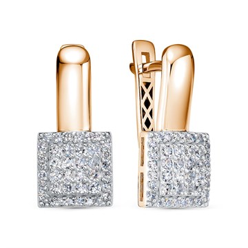 Серьги из&nbsp;золота с&nbsp;Бриллиантом