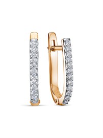 Серьги из&nbsp;золота с&nbsp;Бриллиантом