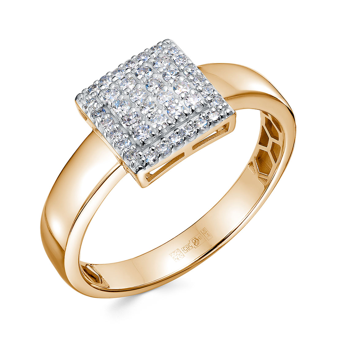 Кольцо из&nbsp;золота с&nbsp;Бриллиантом