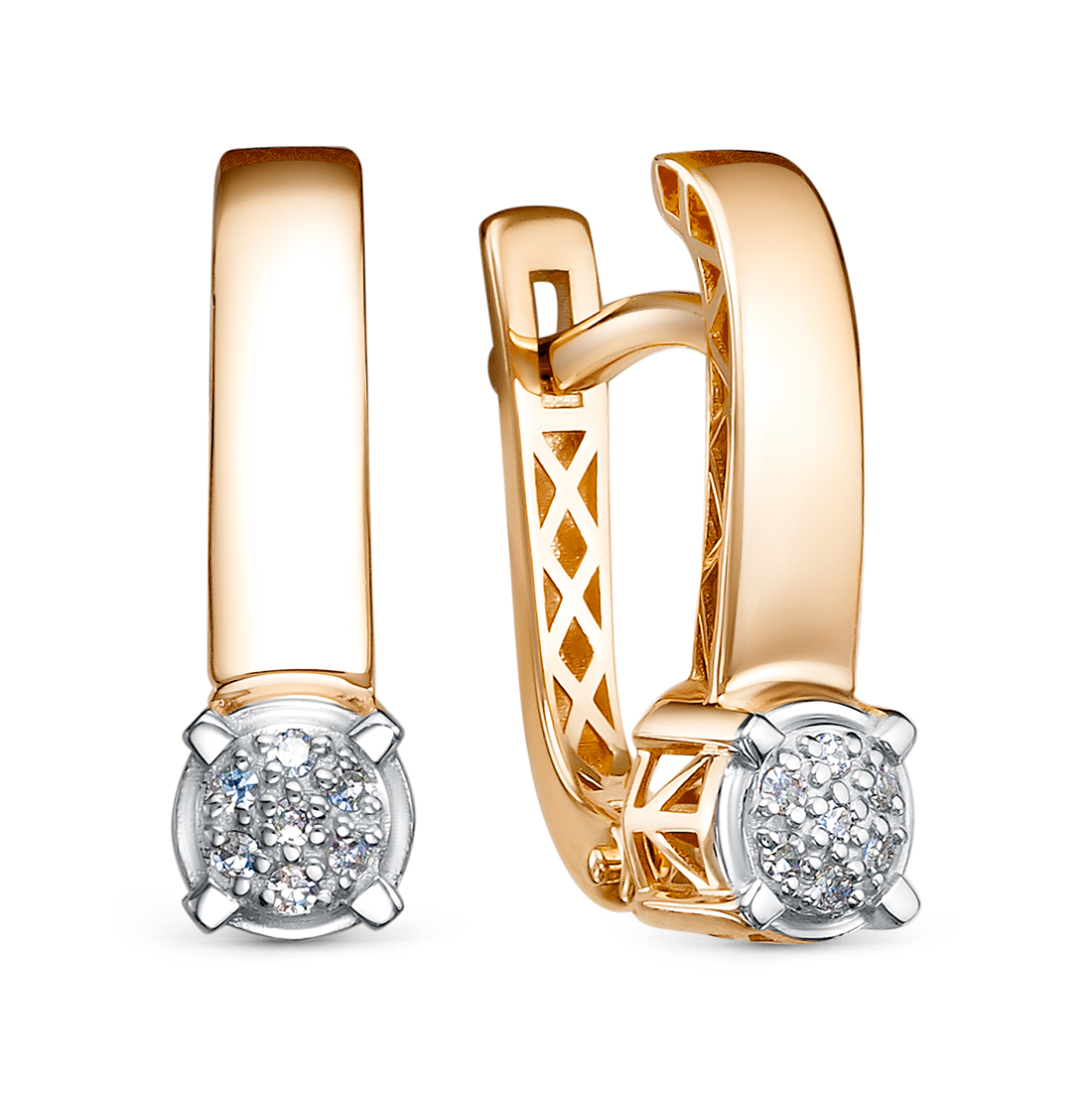 Серьги из&nbsp;золота с&nbsp;Бриллиантом