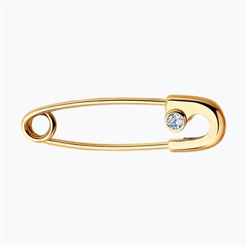 Брошь из&nbsp;золота с&nbsp;фианитом