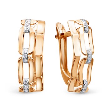 Серьги из&nbsp;золота с&nbsp;фианитом