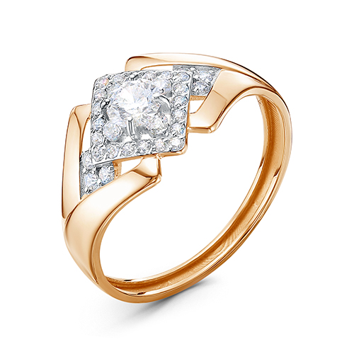 Кольцо из&nbsp;золота с&nbsp;фианитом