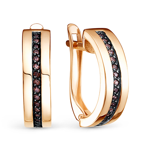 Серьги из&nbsp;золота с&nbsp;фианитом