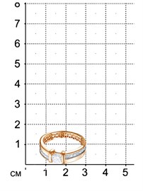 Кольцо из&nbsp;золота с&nbsp;фианитом