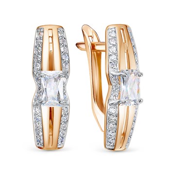 Серьги из&nbsp;золота с&nbsp;фианитом