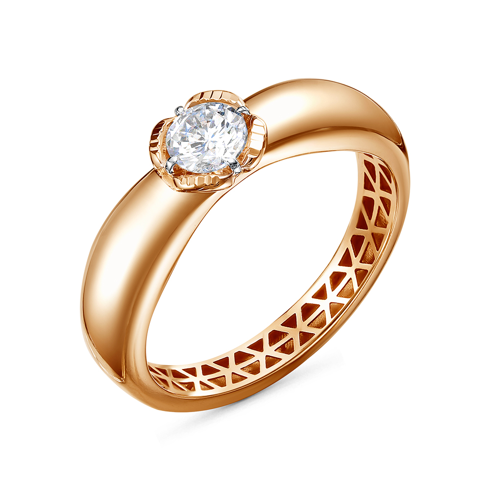 Кольцо из&nbsp;золота с&nbsp;фианитом