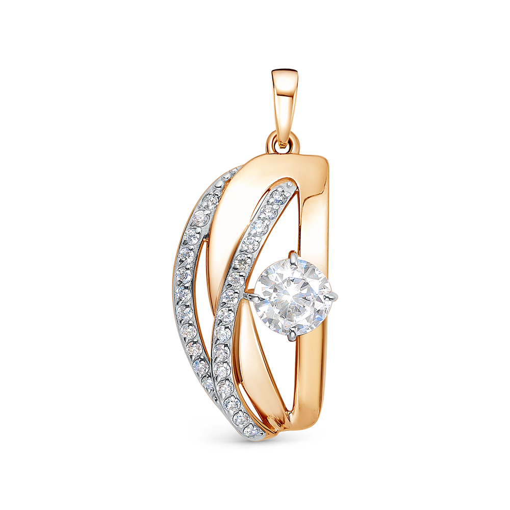 Подвеска из&nbsp;золота с&nbsp;фианитом