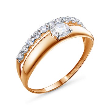 Кольцо из&nbsp;золота с&nbsp;фианитом