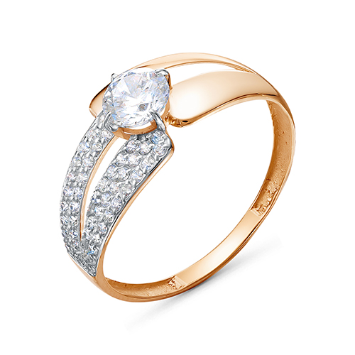 Кольцо из&nbsp;золота с&nbsp;фианитом