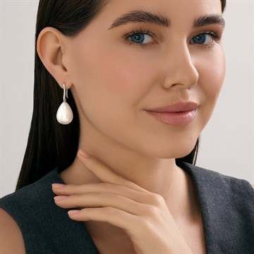Серьги из&nbsp;серебра с&nbsp;жемчугом