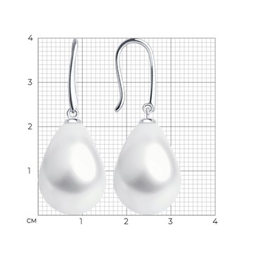 Серьги из&nbsp;серебра с&nbsp;жемчугом