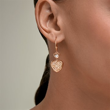 Серьги из&nbsp;серебра с&nbsp;фианитом