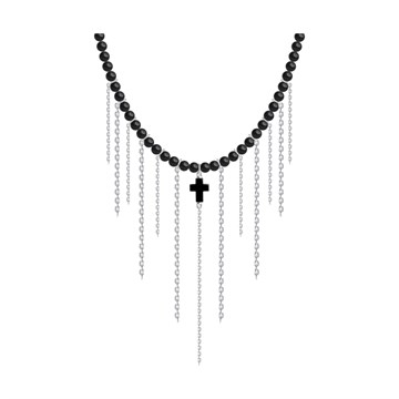 Колье из&nbsp;серебра с&nbsp;Гематитом