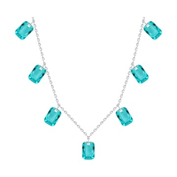 Колье из&nbsp;серебра с&nbsp;Нанокристаллом цветным