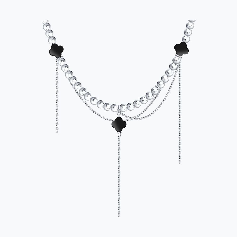 Колье из&nbsp;серебра с&nbsp;Гематитом